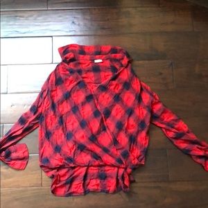 Red hollister flannel